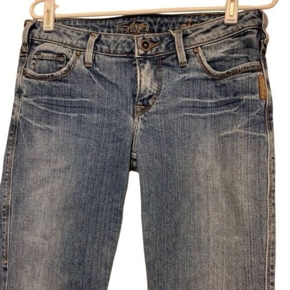 SILVER JEANS ALEX SIZE 29 CAPRI JEANS - Picture 4 of 7